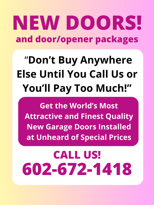 Paradise AZ Garage Door Installation and Replacement